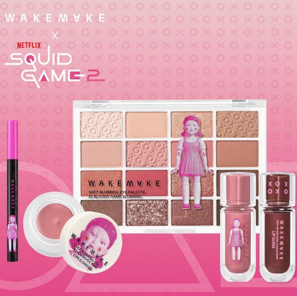 WAKEMAKE x‎ Netflix Squid Game Make up Set | Korean